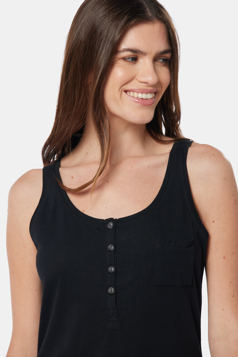 MUSCULOSA LISA Negro