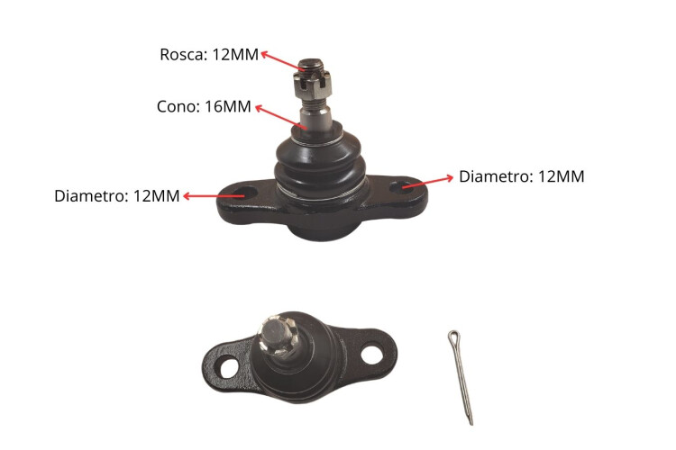Rotula Del Hyundai Tucson, Kia Sportage 04-25 Der/Izq Rotula Del Hyundai Tucson, Kia Sportage 04-25 Der/Izq