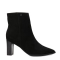 Botas de Mujer Bottero Caña Baja En Punta de Cuero Negro