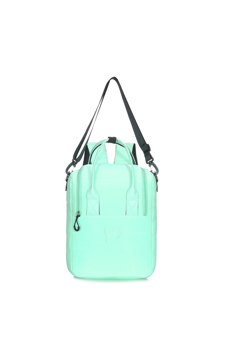 Mochila Matera Puffer Verde agua