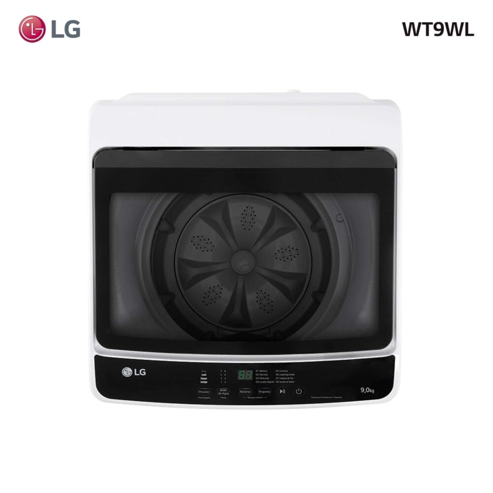 LAVARROPAS SUPERIOR LG 9-KG BLANCO 9KG WT9WL