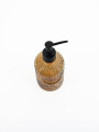 DISPENSADOR DE JABON VIDRIO MARRON