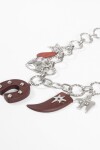 Collar cadena charrua plateado