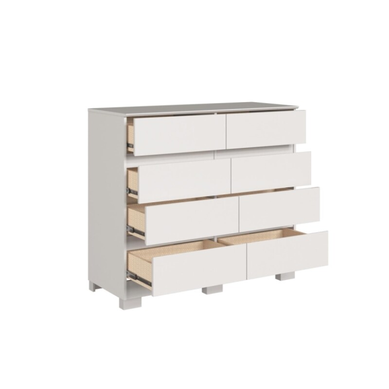 Comoda 8 Cajones Blanco Lara 5081ab Comoda 8 Cajones Blanco Lara 5081ab