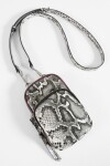 Porta celular croco gris