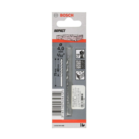 Mecha para hormigón CYL-1 Ø4mm Impact Bosch BS8002