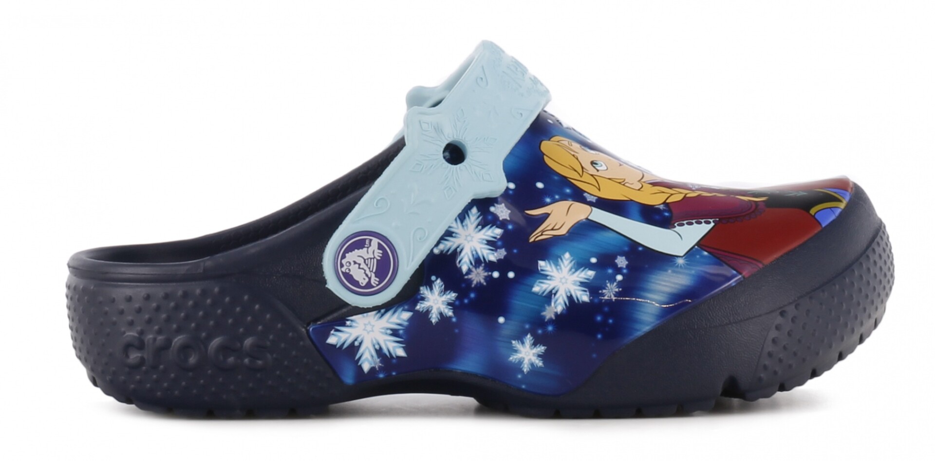 Zuecos Infantiles Crocs Frozen Kids - Azul Marino 