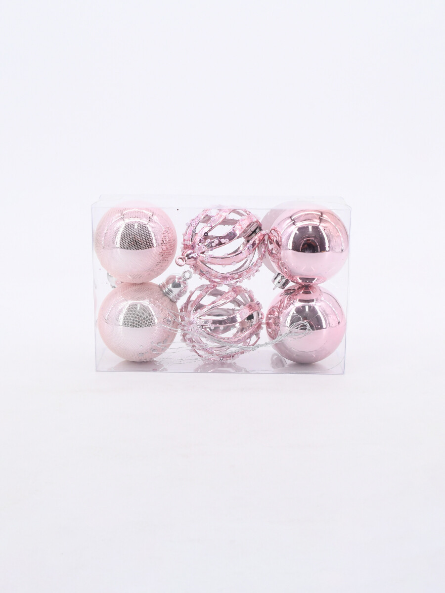 ESFERA x 6 - ROSADO 