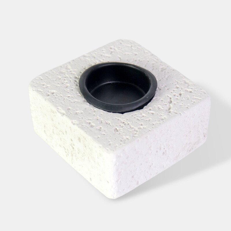 PORTA VELA BLANCO 4X8CM Unica