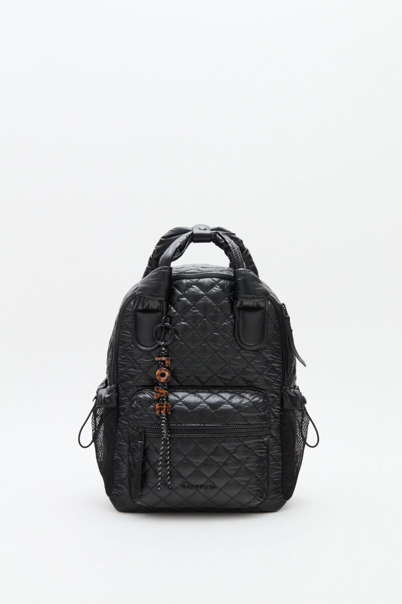 Mochila Love Matelasse Negro