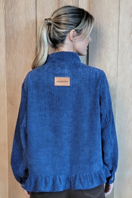 Sobrecamisa Rufina Pana Azul