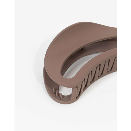 Broche Acrílico Curvo Marron chocolate