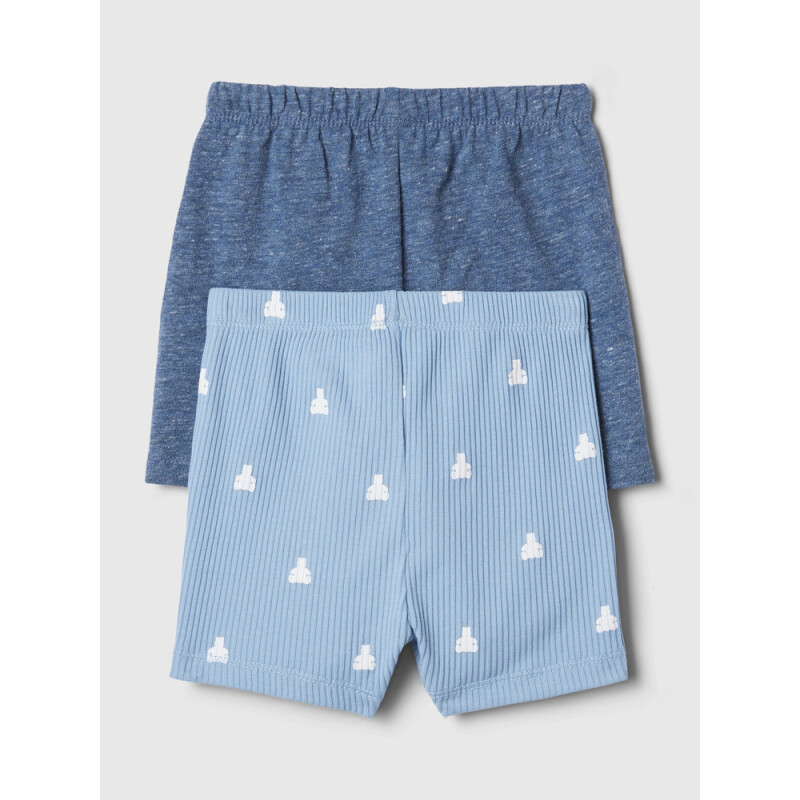 B INDIGO 2PK SHORT DARK INDIGO