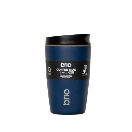 Vaso Térmico brio Café Jarra Mug 350ml Acero Inoxidable Azul