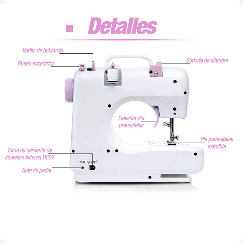 Maquina Portátil De Coser Con 12 Puntadas Incorporadas Maquina Portátil De Coser Con 12 Puntadas Incorporadas