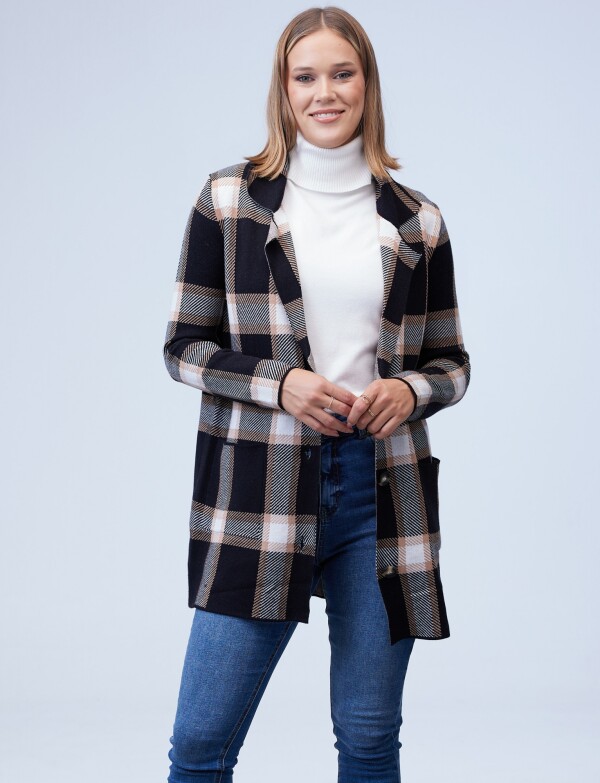 Cardigan Cuadrille MULTI/NEGRO
