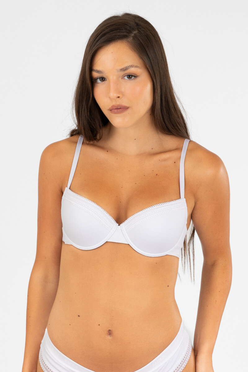 Soutien copa b&c trama Blanco