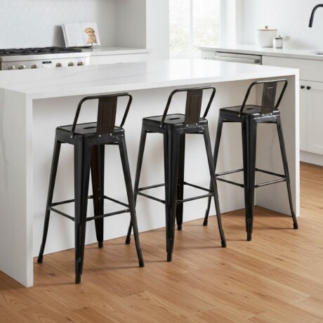 Taburete Tolix Negro