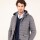 Americana Acolchada Desmontable El Ganso Gris
