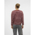 VMABBY LS O-NECK TOP JRS CORE-12 1 Fired Brick/Stripes SNOW WH