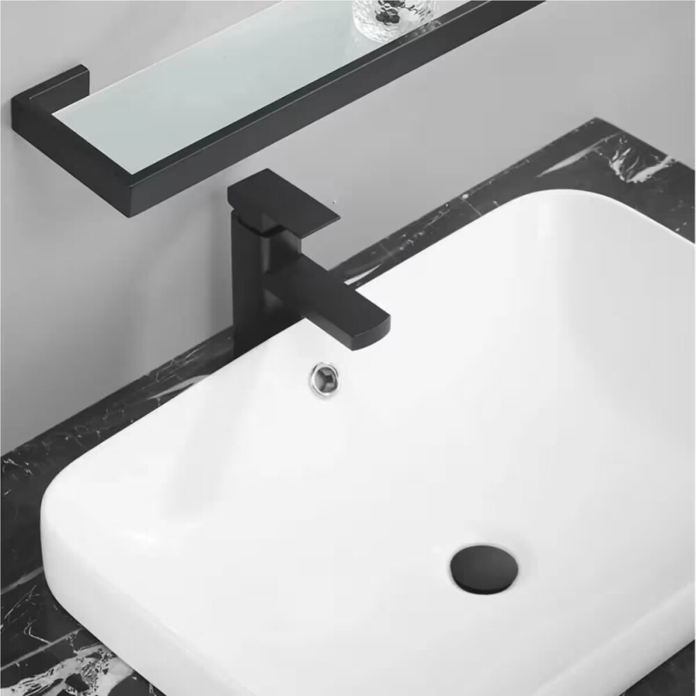 Válvula lavatorio negro mate click clack 1.1/4 t/grande Válvula Lavatorio Negro Mate Click Clack 1.1/4 T/grande