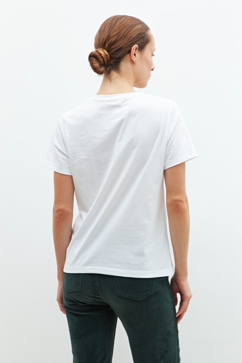 Remera estampa Heritage blanco