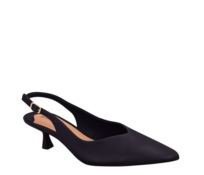 Zapatos de Mujer Bottero En Punta Con Tira Trasera Negro