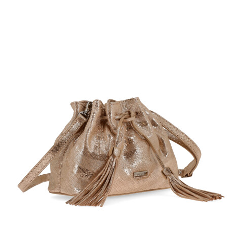 CARTERAS VENET - CUERO MILÀN DORADO