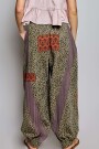 PANTALON PATCHWORK Verde Oliva