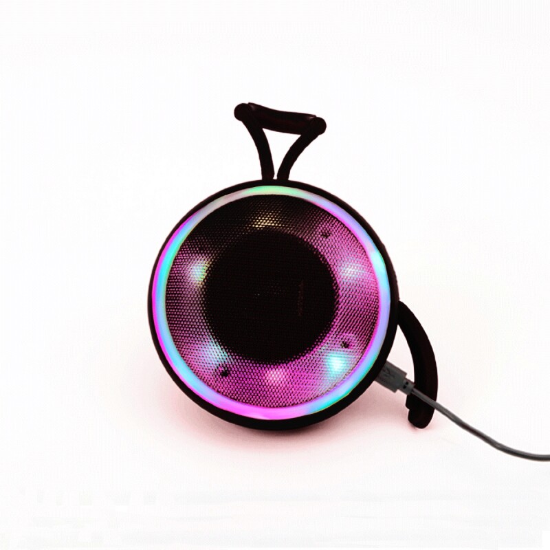 Parlante portatil bluetooth JRPOP de bolsillo con luces Negro Parlante portatil bluetooth JRPOP de bolsillo con luces Negro