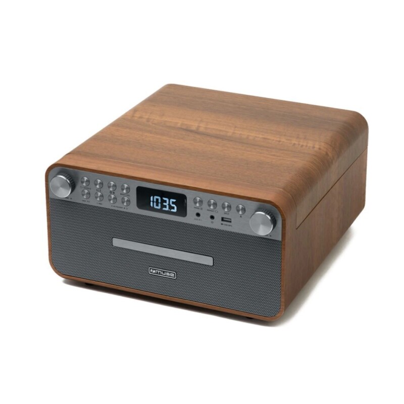Minicomponente Muse MT-118AT 2x12,5w FM Cd Vinilo y bluetooth Minicomponente Muse MT-118AT 2x12,5w FM Cd Vinilo y bluetooth