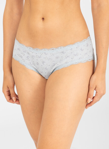 Culotte bow heart Azul