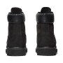 6 Inch Lace Up Waterproof - Hombre Black