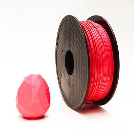 Filamento 3D PETG 1.75mm 1 Kg Para Impresora 3D Rojo