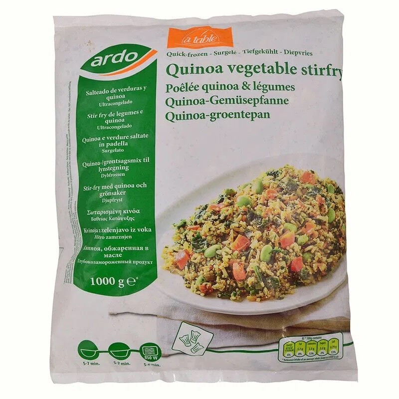 Vegetales con quinoa Ardo - 1 kg Vegetales con quinoa Ardo - 1 kg