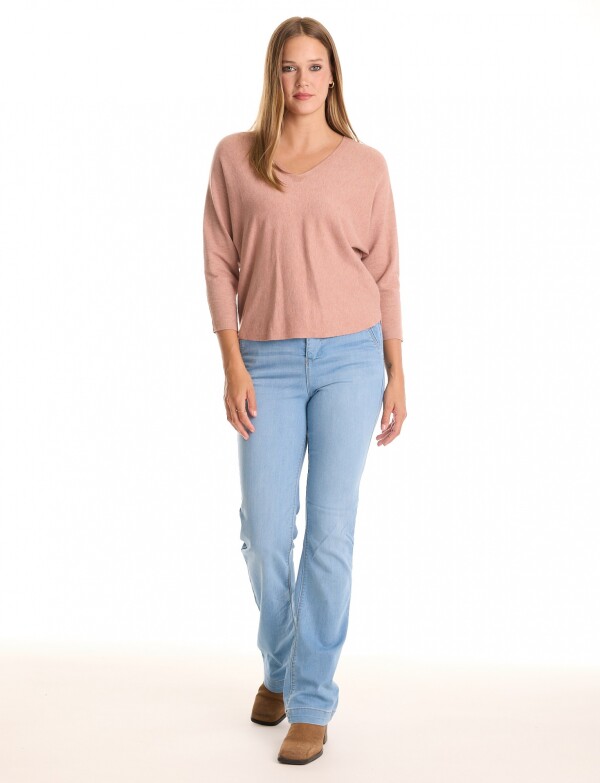 Buzo Dolman Esc V Co ROSA OSCURO