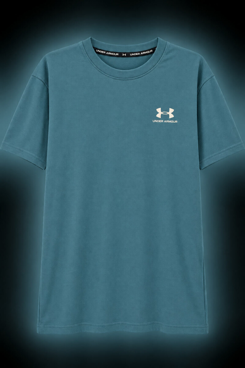 Remera Under Armour M Logo EMB Heavyweight SS 1373997-466 