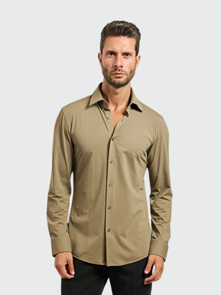 BOSS - Camisa manga larga con logo 