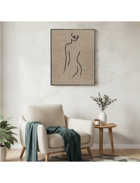 CUADRO CANVAS 40x50cm MARCO SILUETA ARPILLERA1 CUADRO CANVAS 40x50cm MARCO SILUETA ARPILLERA1