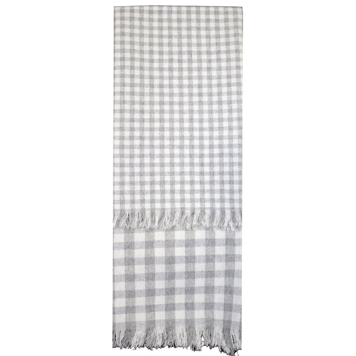 SET X2 REPASADORES 40X60CM CUADROS GRIS 