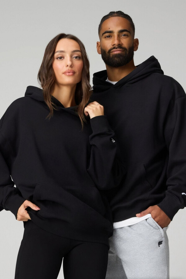 Polera The Go-To Oversized Hoodie Hombre Black