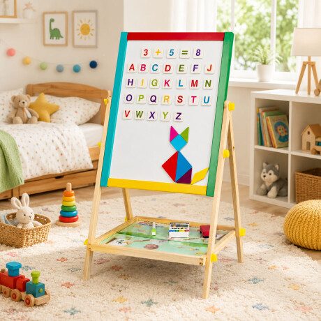 Pizarra Pizarron Infantil 2 En 1 Magnetica Y Pizarra Pizarra Pizarron Infantil 2 En 1 Magnetica Y Pizarra