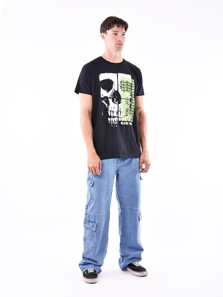 REMERA TIME NEGRO