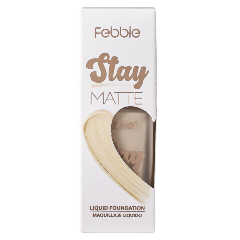 FEBBLE Base Rostro Liquida Mate Colores Oscuros Febble Base Rostro Liquida Mate Colores Oscuros