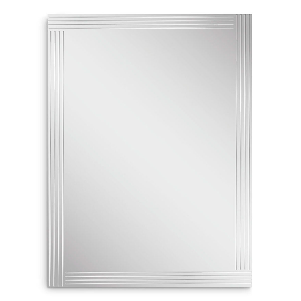 Espejo Anti Corrosion Rectangular 80X60 Cm Para Baño 