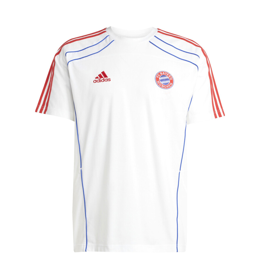 Remera de Hombre Adidas FC Bayern Munich &lt;span&gt;Blanco - Azul - Rojo&lt;/span&gt;