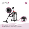 Aspiradora Industrial Lumax 1600w Acero Inox 20l Agua Polvo Aspiradora Industrial Lumax 1600w Acero Inox 20l Agua Polvo