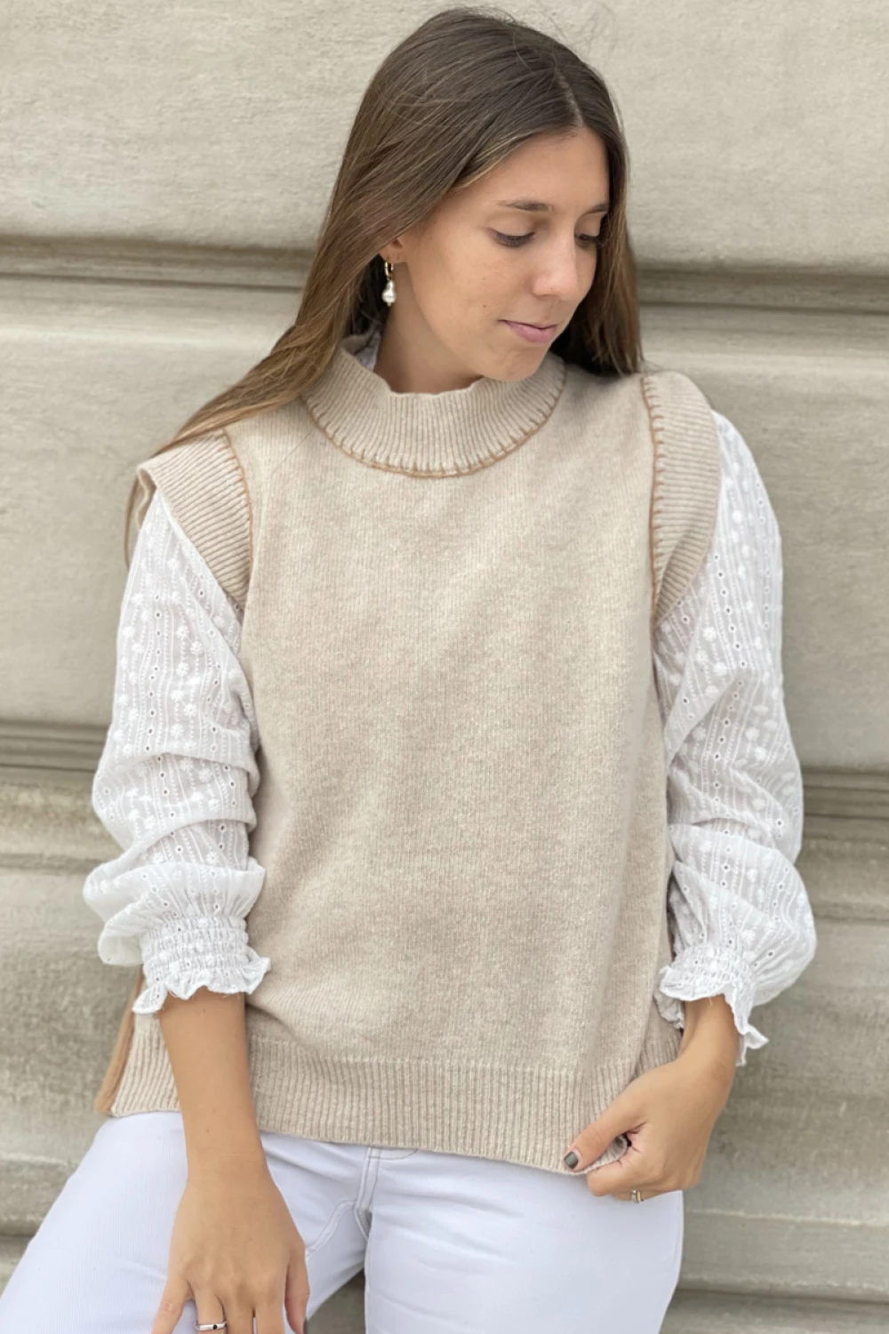 Chaleco Belen beige n/a