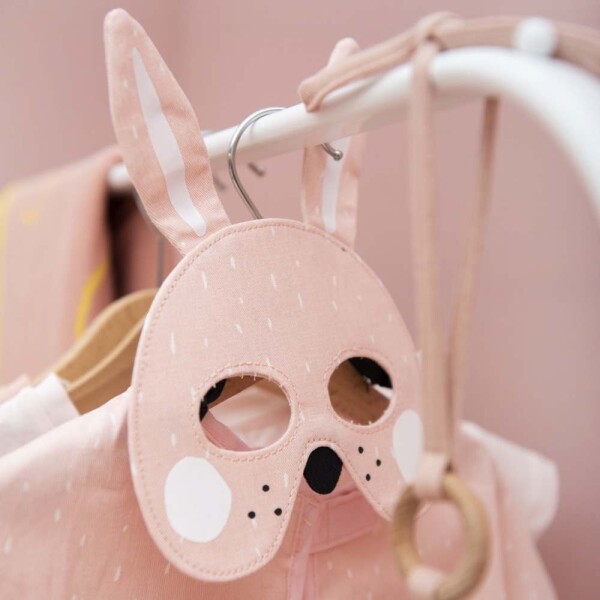 Disfraz Infantil Capa Y Máscara Animales Trixie Divertido Diseño Conejo