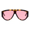 Lentes de Sol Chilli Beans Liverpool Animal Print - Rosa